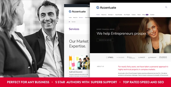 Accentuate – A Professional Consulting WordPress Theme